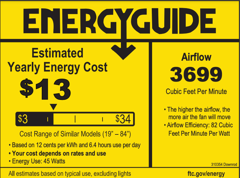 Kichler 310354 Ample 54" Ceiling Fan with LED Light Kit