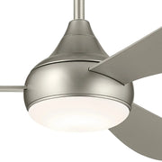 Kichler 310354 Ample 54" Ceiling Fan with LED Light Kit - Brushed Nickel