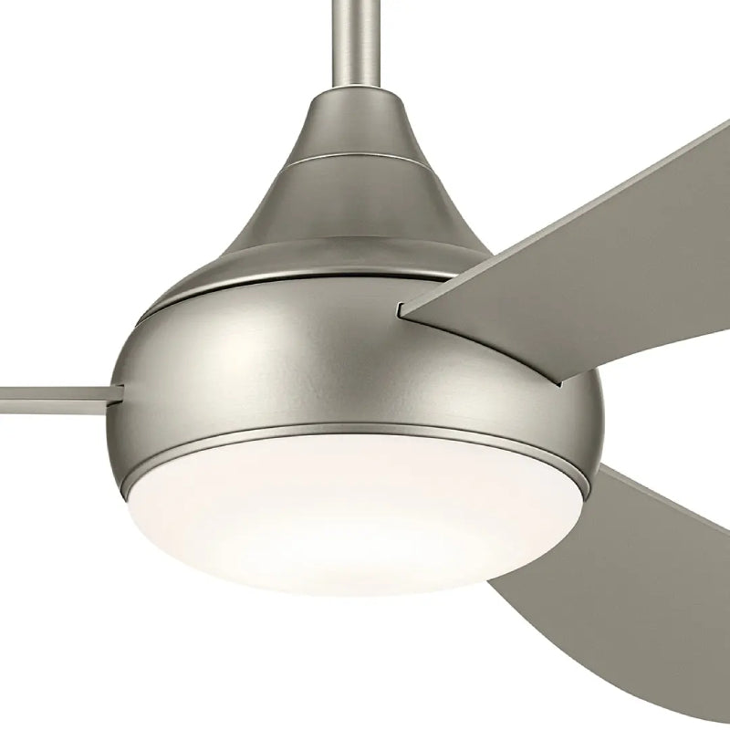 Kichler 310354 Ample 54" Ceiling Fan with LED Light Kit - Brushed Nickel