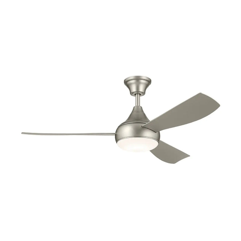 Kichler 310354 Ample 54" Ceiling Fan with LED Light Kit - Brushed Nickel