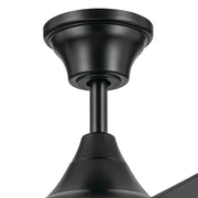 Kichler 310354 Ample 54" Ceiling Fan with LED Light Kit - Satin Black