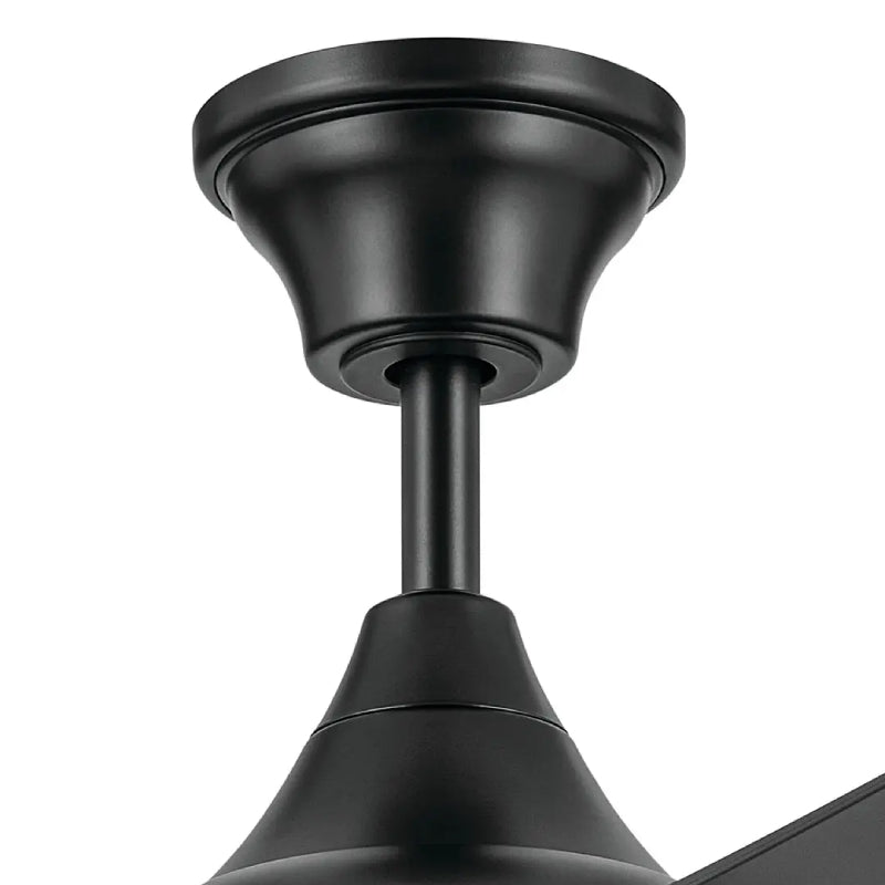 Kichler 310354 Ample 54" Ceiling Fan with LED Light Kit - Satin Black