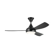 Kichler 310354 Ample 54" Ceiling Fan with LED Light Kit - Satin Black