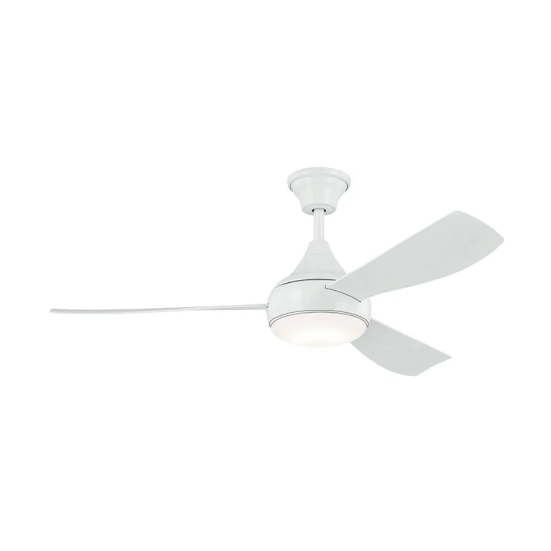 Kichler 310354 Ample 54" Ceiling Fan with LED Light Kit - White