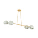 Hudson Valley 3104 Turner 4-lt 52" Chandelier