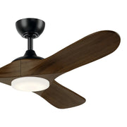 Kichler 310552 Mylo 52" Ceiling Fan with LED Light Kit - Satin Black