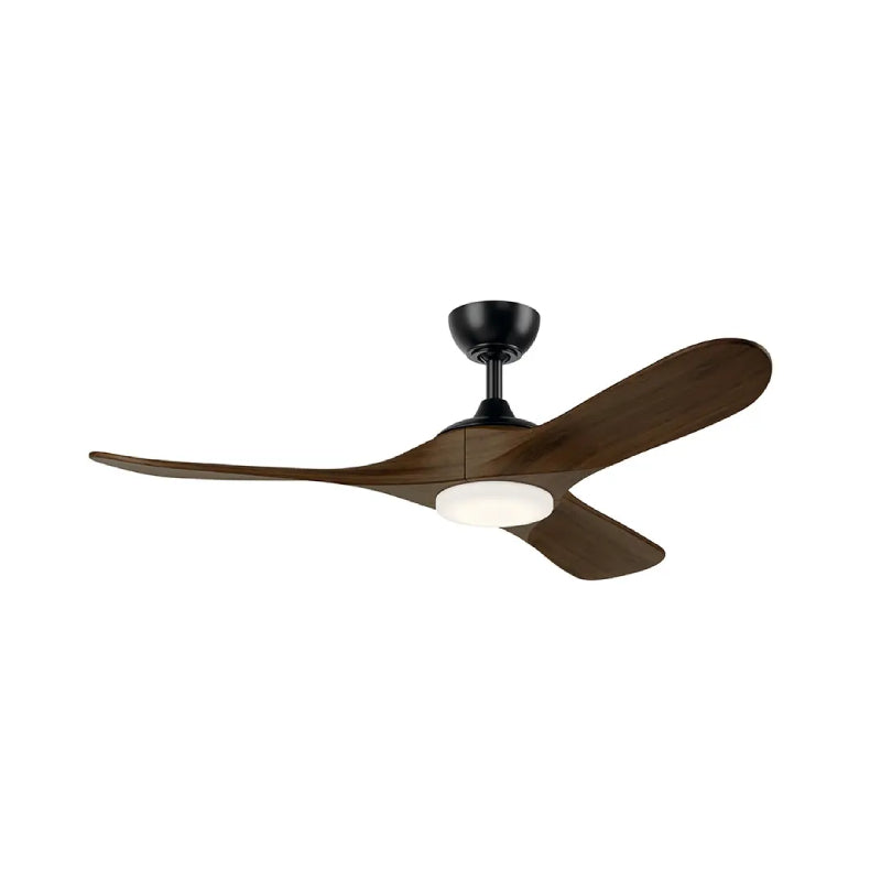 Kichler 310552 Mylo 52" Ceiling Fan with LED Light Kit - Satin Black