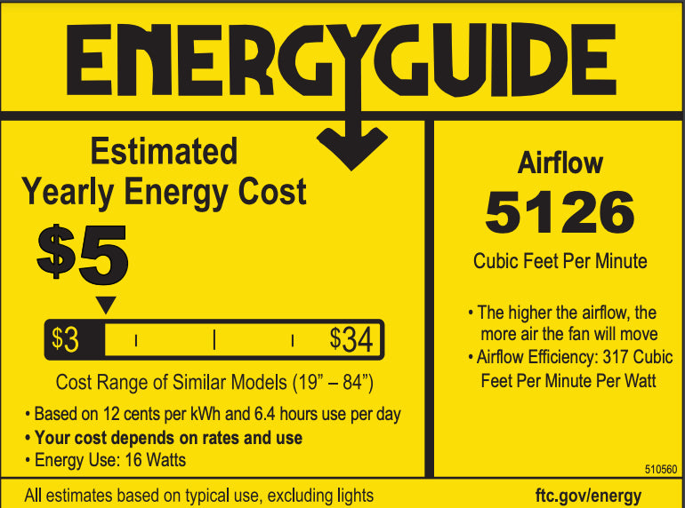 Kichler 310560 Mylo 60" Ceiling Fan with LED Light Kit