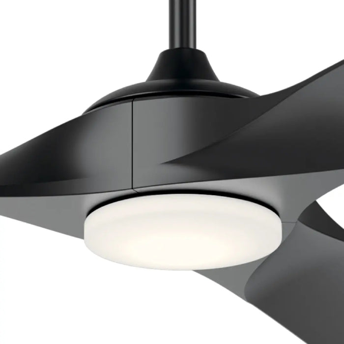 Kichler 310680 Mylo 80" Ceiling Fan with LED Light Kit - Satin Black