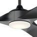 Kichler 310680 Mylo 80" Ceiling Fan with LED Light Kit - Satin Black