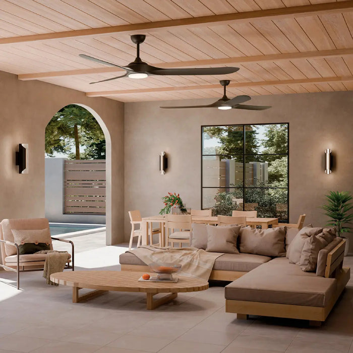 Kichler 310680 Mylo 80" Ceiling Fan with LED Light Kit - Satin Black