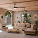 Kichler 310680 Mylo 80" Ceiling Fan with LED Light Kit - Satin Black
