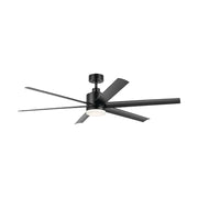 Kichler 310765 Loa 65" Ceiling Fan with LED Light Kit - Satin Black