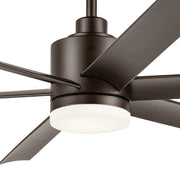 Kichler 310765 Loa 65" Ceiling Fan with LED Light Kit - Satin Natural