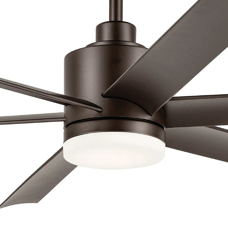 Kichler 310765 Loa 65" Ceiling Fan with LED Light Kit - Satin Natural