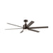 Kichler 310765 Loa 65" Ceiling Fan with LED Light Kit - Satin Natural