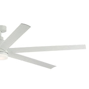 Kichler 310780 Loa 80" Ceiling Fan with LED Light Kit - Matte White