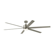 Kichler 310780 Loa 80" Ceiling Fan with LED Light Kit - Painted Brushed Nickel