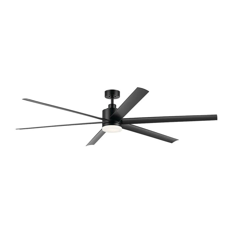 Kichler 310780 Loa 80" Ceiling Fan with LED Light Kit - Satin Black