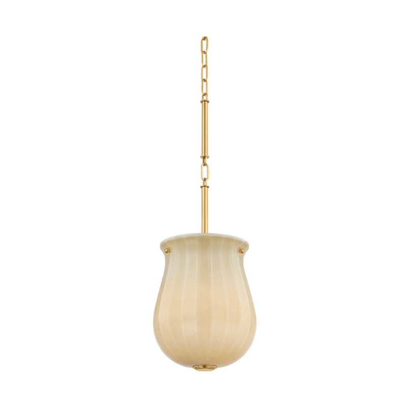 Hudson Valley 3109 Nevins 1-lt 10" Pendant-Aged Brass