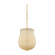 Hudson Valley 3113 Nevins 1-lt 14" Pendant-Aged Brass