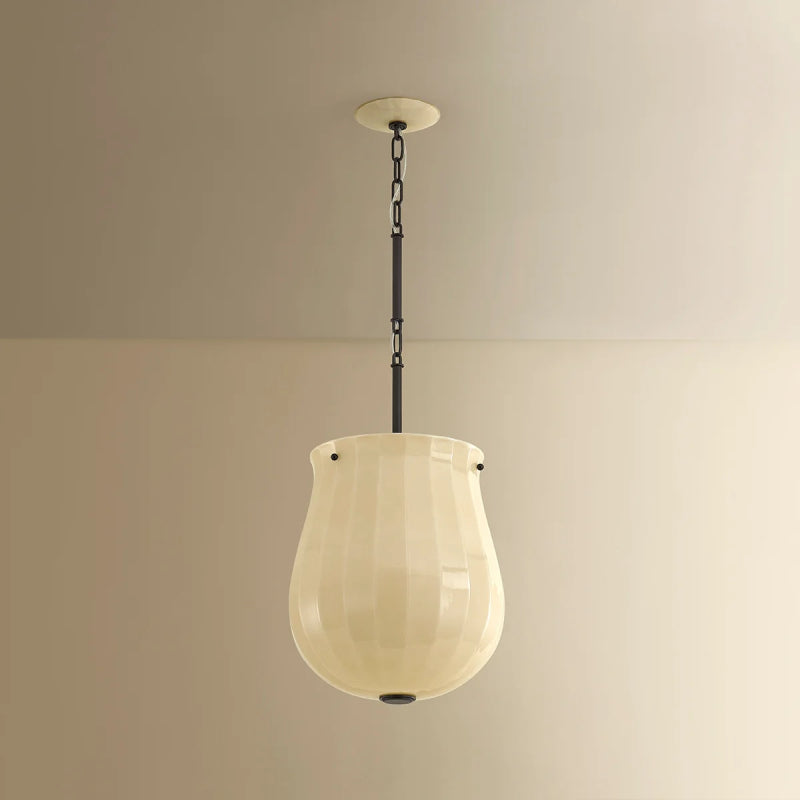Hudson Valley 3113 Nevins 1-lt 14" Pendant-Distressed Bronze