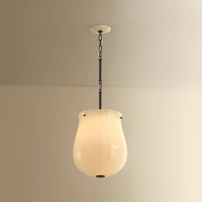 Hudson Valley 3113 Nevins 1-lt 14" Pendant-Distressed Bronze