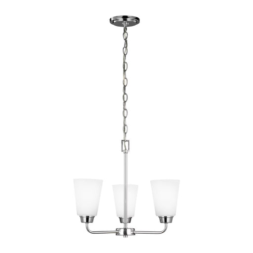 Generation 3115203 Kerrville 3-lt 18" Chandelier - Chrome