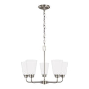 Generation 3115205 Kerrville 5-lt 20" Chandelier - Brushed Nickel
