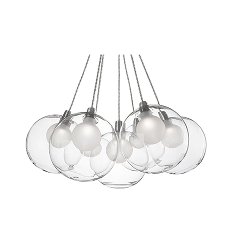 Kuzco CH3117 Bolla 7-lt 17" LED Chandelier