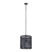 Maxim 31222 Hatcher 1-lt 15" Pendant - Black