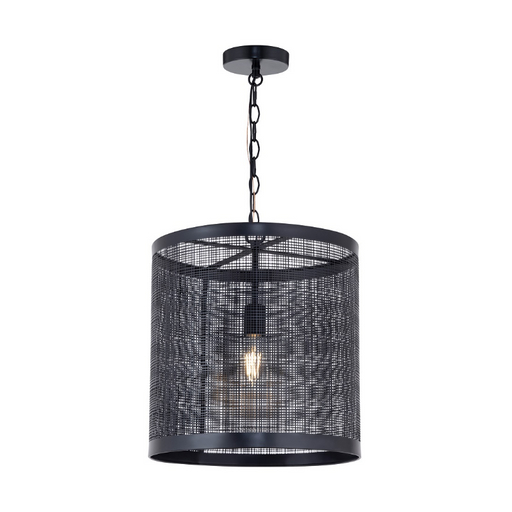 Maxim 31222 Hatcher 1-lt 15" Pendant - Black