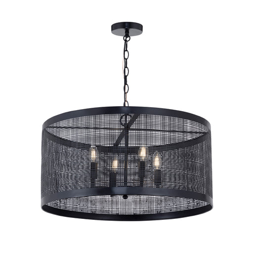 Maxim 31224 Hatcher 4-lt 24" Pendant - Black