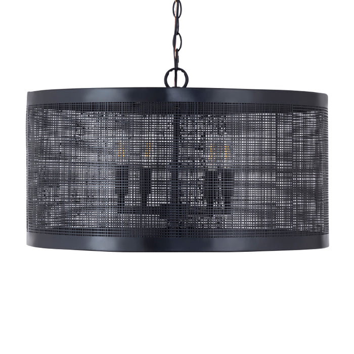 Maxim 31224 Hatcher 4-lt 24" Pendant - Black