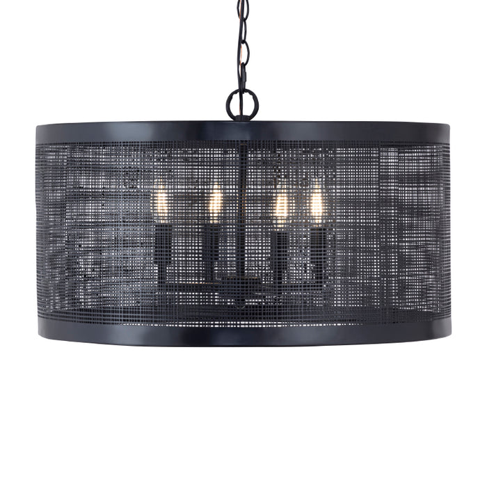 Maxim 31224 Hatcher 4-lt 24" Pendant - Black