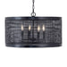 Maxim 31224 Hatcher 4-lt 24" Pendant - Black