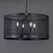 Maxim 31224 Hatcher 4-lt 24" Pendant - Black