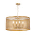 Maxim 31224 Hatcher 4-lt 24" Pendant - Gold