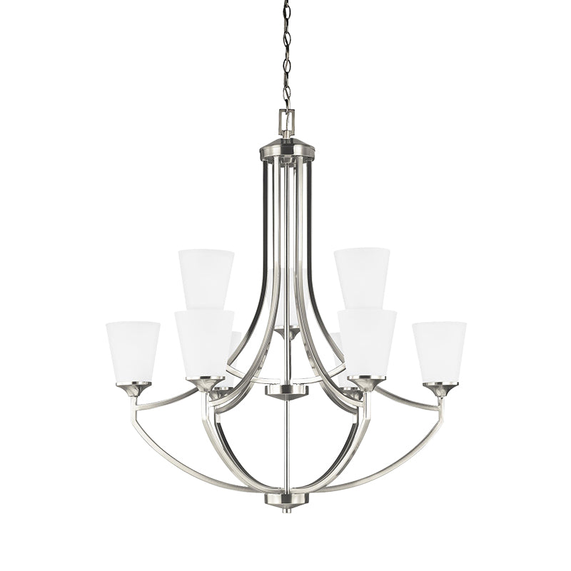 Generation 3124509EN3 Hanford 9-lt 33" LED Chandelier