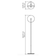 Accord 3126 Dot 1-lt 65" Tall LED Floor Lamp