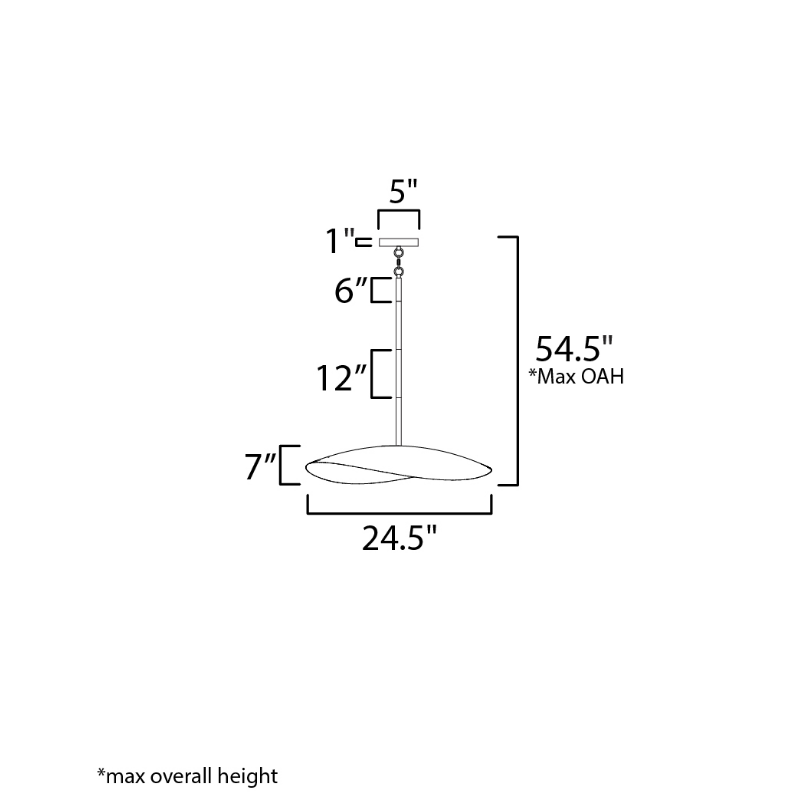Maxim 31262 Denarii 2-lt 25" Pendant