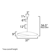 Maxim 31263 Denarii 4-lt 37" Pendant