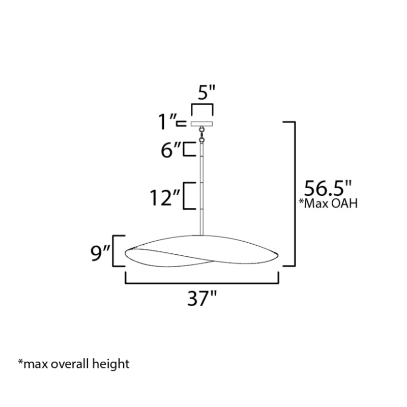 Maxim 31263 Denarii 4-lt 37" Pendant