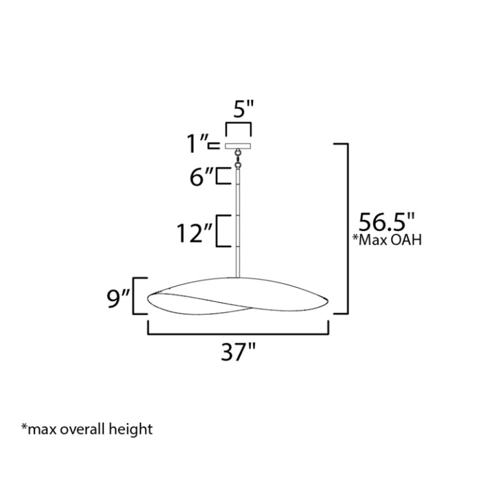 Maxim 31263 Denarii 4-lt 37" Pendant