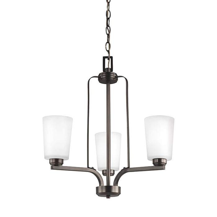 Sea Gull 3128903EN3 Franport 3-lt 20" LED Chandelier