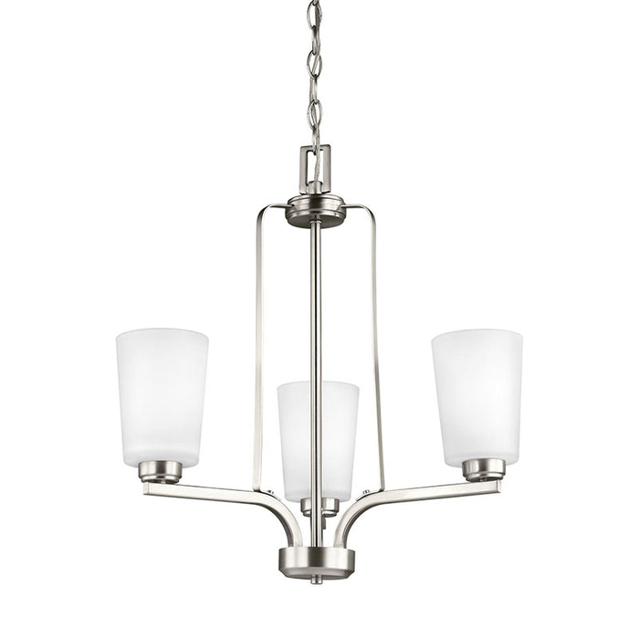 Sea Gull 3128903EN3 Franport 3-lt 20" LED Chandelier