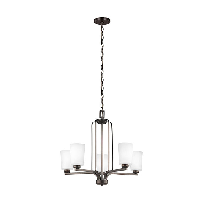 Sea Gull 3128905 Franport 5-lt 26" Chandelier