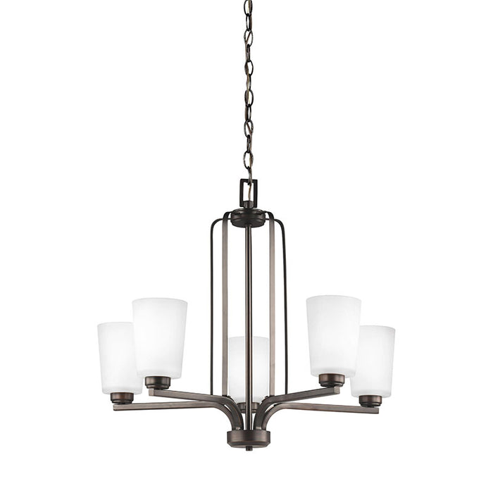 Sea Gull 3128905 Franport 5-lt 26" Chandelier