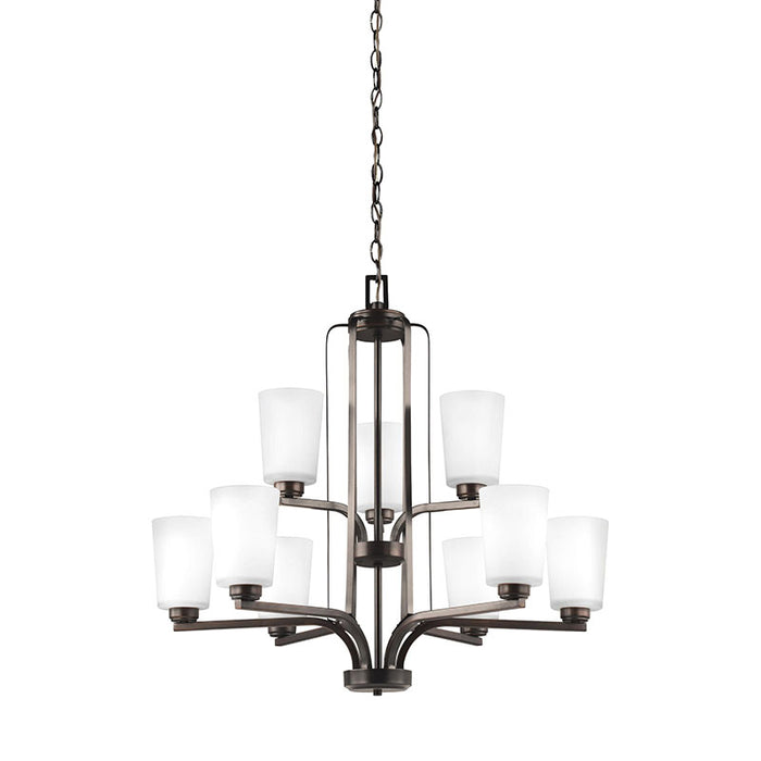 Sea Gull 3128909 Franport 9-lt 30" Chandelier