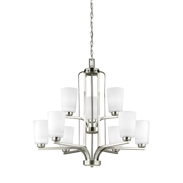 Sea Gull 3128909EN3 Franport 9-lt 30" LED Chandelier